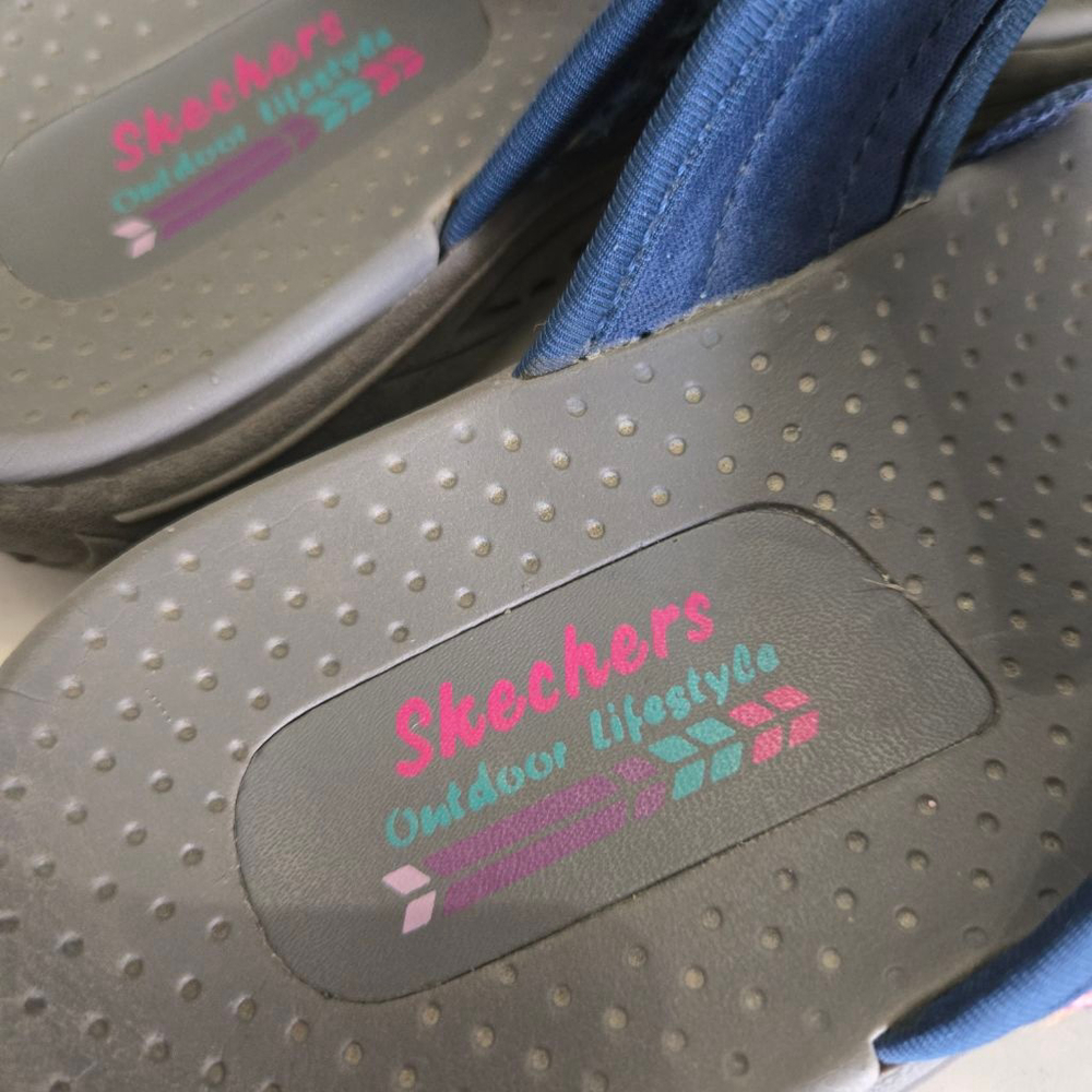 Women's Skechers Reggae Mad Swag Multi Color Outdoor Lifestyle Sandals Size 8 - Picture 3 of 8